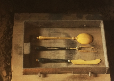Brass Cutlery - making