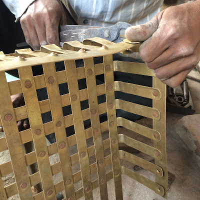 Brass Basket - making of Shikka