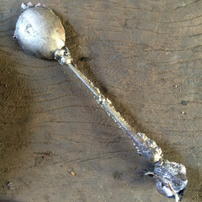 Brass Cutlery - sand casting of trident